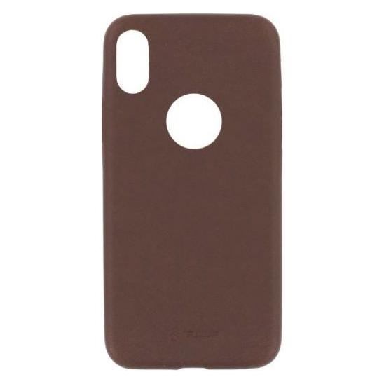 Tellur Cover Slim Synthetic Leather for iPhone X/XS brown (Apple iPhone X, Apple iPhone XS) (TLL121332)