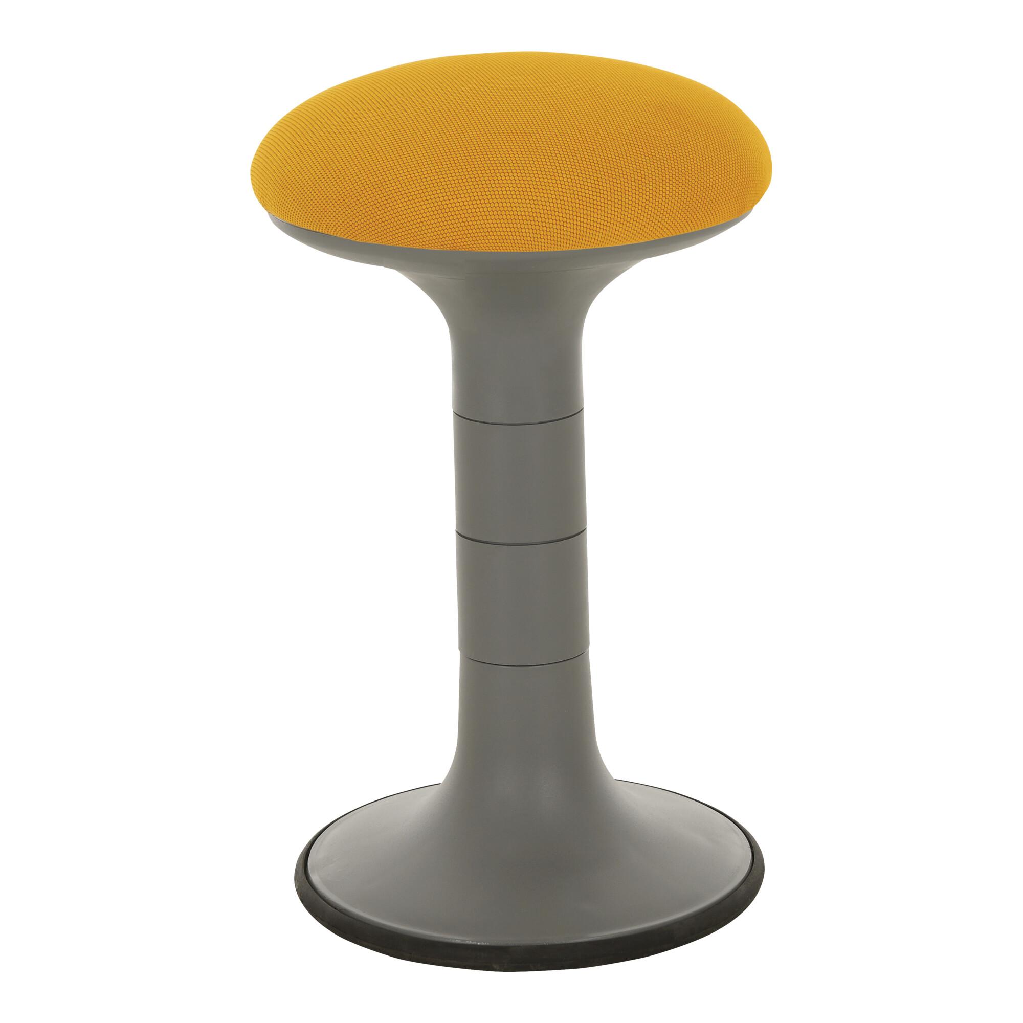 STIER Polsterhocker orange mit Schwingeffekt Sitzhöhe 550 mm (905720)