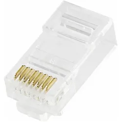 MicroConnect Strain Relief Boot RJ45 Cat6, Elektronikkabel + Stecker, Transparent