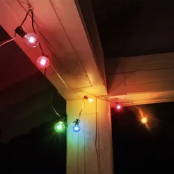 LED Lichterkette NIRVANA für außen Partylichterkette 42 Watt multicolor
