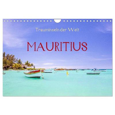 Trauminseln der Welt - Mauritius (Wandkalender 2027 DIN A4 quer), CALVENDO Monatskalender