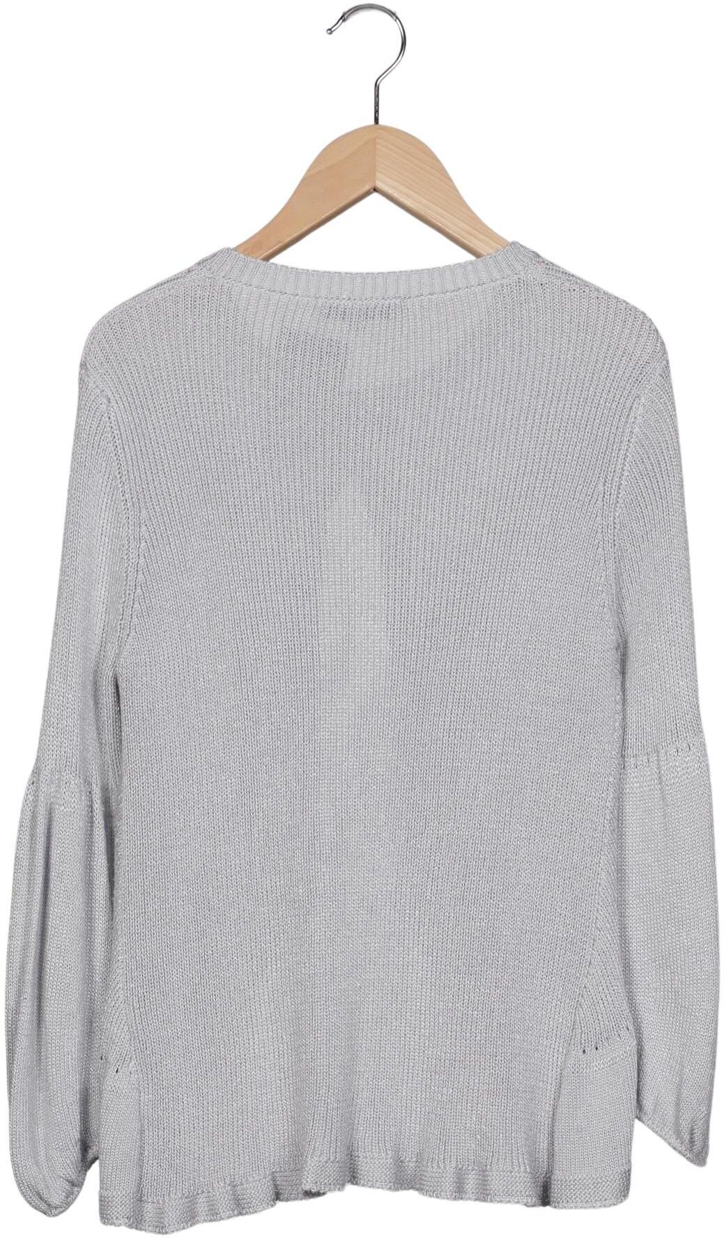 Essentiel Antwerp Damen Strickjacke, Grau, Gr. M, Synthetik - Second Hand
