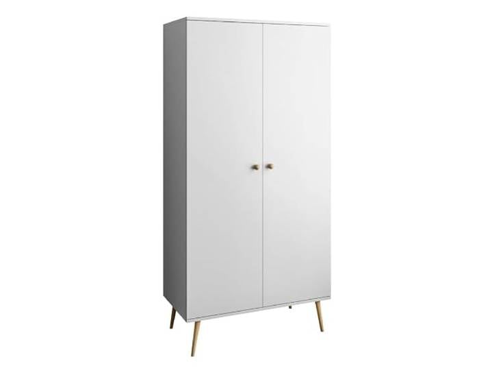 Lookway Kleiderschrank Harmony Weiß mit 5 Ablagen