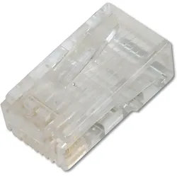 Digitus CAT 6 Modular Stecker für Rundkabel, ungeschirmt, Pass through Stecker