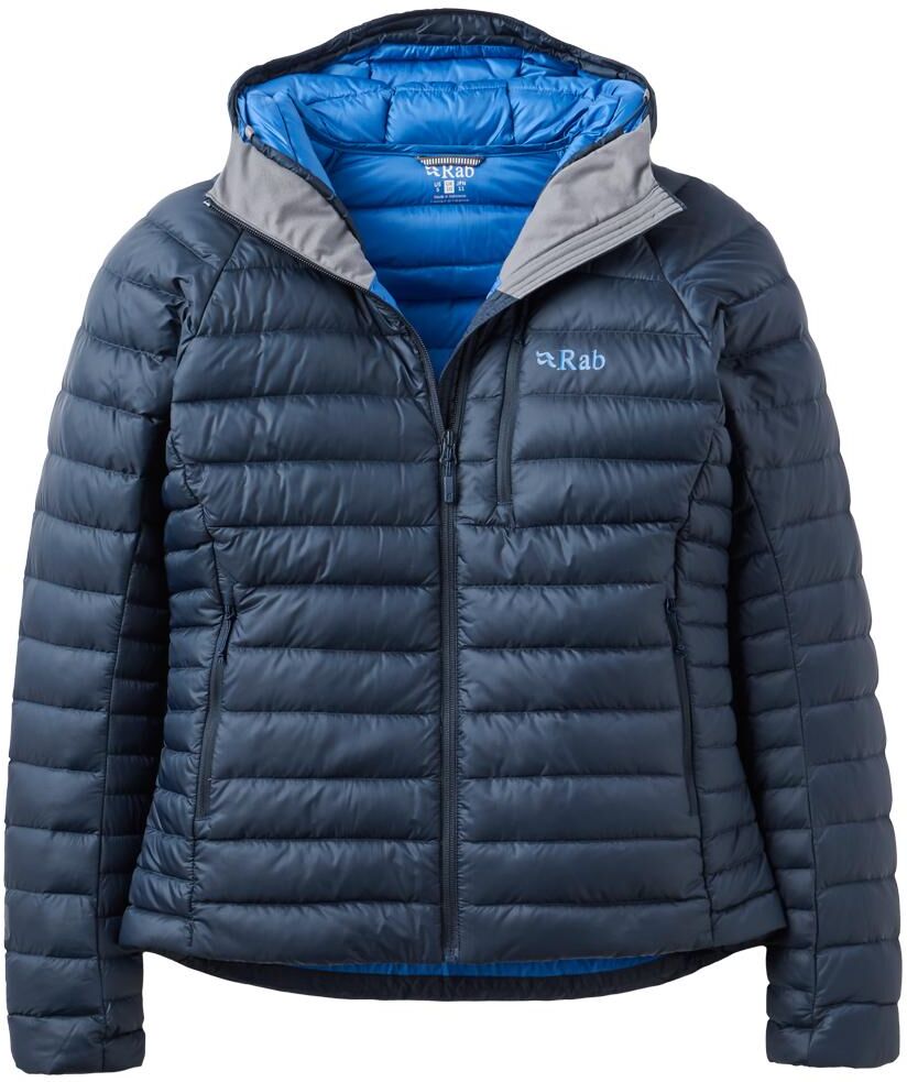 RAB  - Microlight Alpine Hoody W's Galaxy Blue - 12 - Doudoune