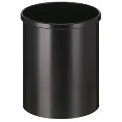 Papierkorb Metall 15 L schwarz feuerbeständiger Papierkorb, verschiedene Farben verfügbar