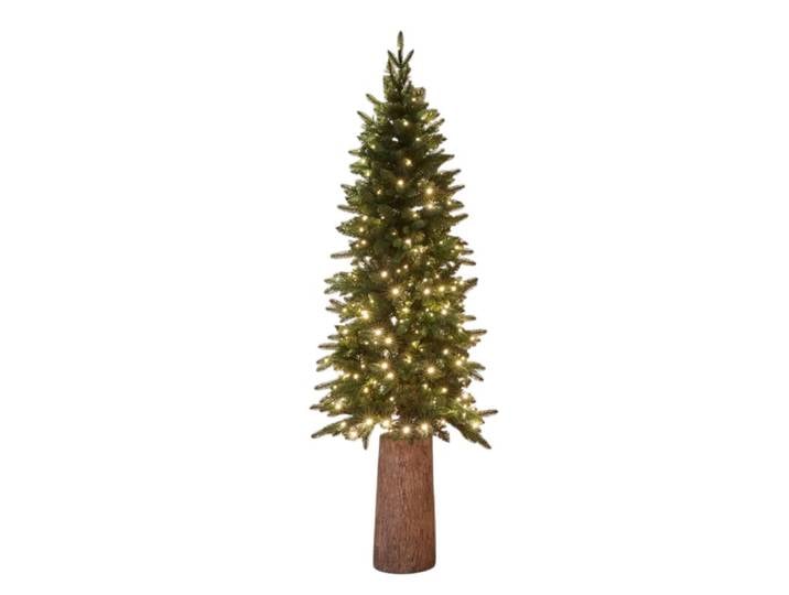 Sapin de Noël en polyéthylène H 210 cm 480 Mini LED