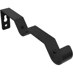 TRÄGER FÜR GARDINENSTANGEN 16 mm Ø, Hera 2-läufig, Schwarz