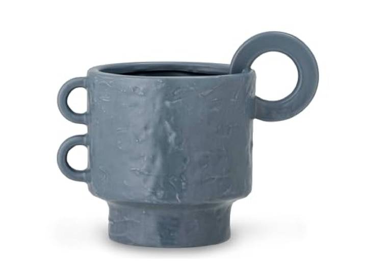 Alfine Blumentopf, Blue, Steingut