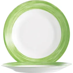 ARCOROC Brush Green Teller flach 25,4cm * 6er