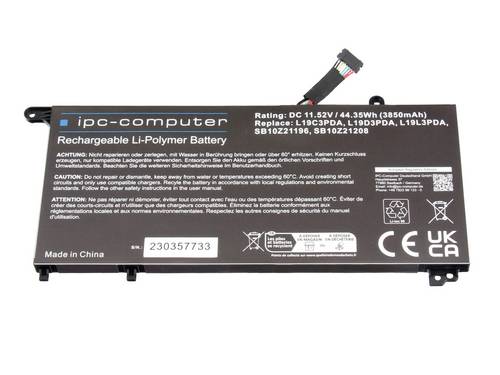 Ipc-computer Notebook-Akku Akku L19C3PDA REPLACE 11.52V 3850 mAh