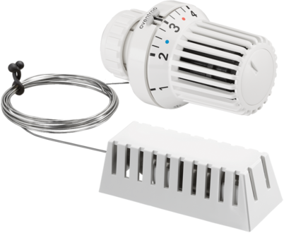 Oventrop Uni XD Thermostat 1011575 7-28 GradC, mit Nullstellung, Kapillarrohr 2 m, weiß
