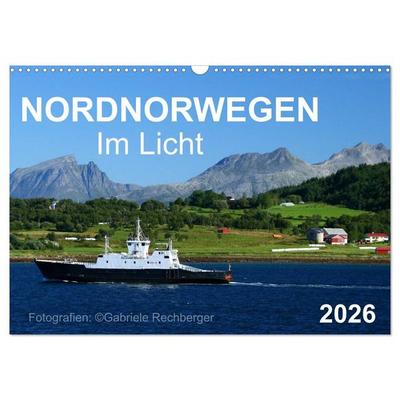 Nordnorwegen im Licht (Wandkalender 2026 DIN A3 quer), CALVENDO Monatskalender