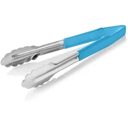 WAS Germany HACCP Universalzange HACCP TONGS, 23 cm, blau, Chromstahl 18/0