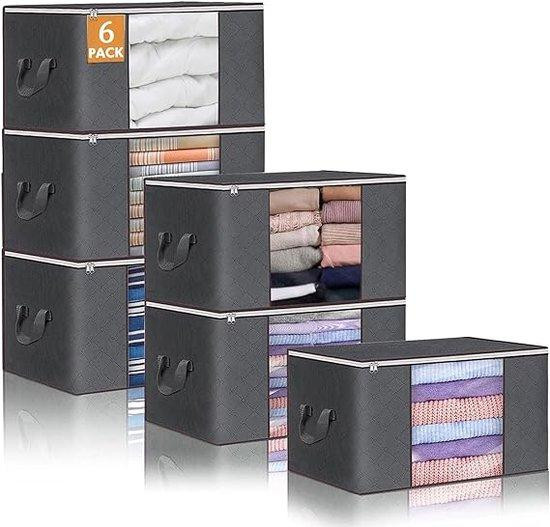 Famanu Opvouwbare kledingkastbox met handvatten voor onder het bed