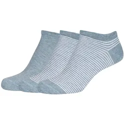 3er Pack s.Oliver Originals Dots & Stripes Sneakersocken Damen 5301 - stripes white stone 39-42