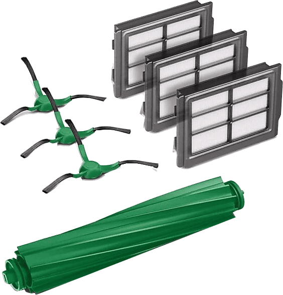 Accesorio aspirador - iRobot 4849962, Kit de recambios para Roomba® Plus 405, 505 Combo con Base AutoWash™, Verde