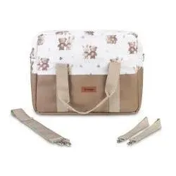 Sensillo, Kinderwagen Zubehör, Friends Öko-Leder-Kinderwagentasche
