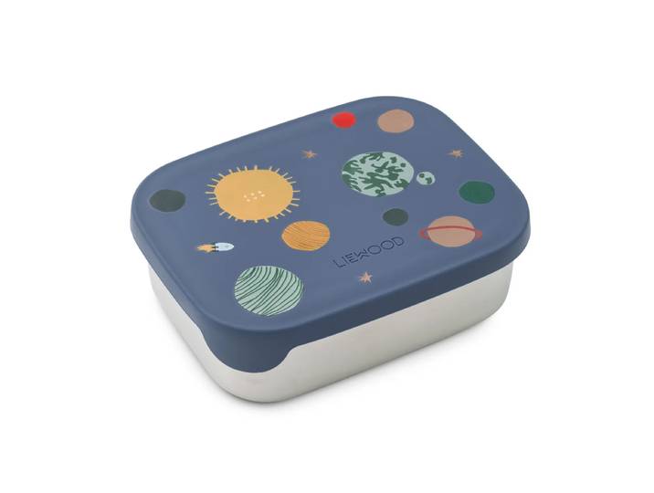 LIEWOOD - Arthur Lunchbox mit Deckel, universe / classic navy