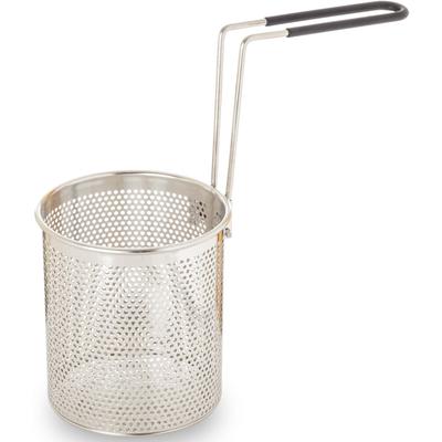 Nudelsieb "Ø 14 cm, Pasta- und Gemüsesieb mit Soft-Touch-Griff", silber (silberfarben), B:14cm H:15cm L:30cm Ø:14cm, Edelstahl, HENSSLER SCHNELLE NUMMER, Küchensiebe, mit Henkel zum Ein- und Ausklappen, ein Alleskönner in der Küche
