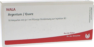 WALA Heilmittel GmbH ARGENTUM/QUARZ Ampullen 10X1 ml 01750654