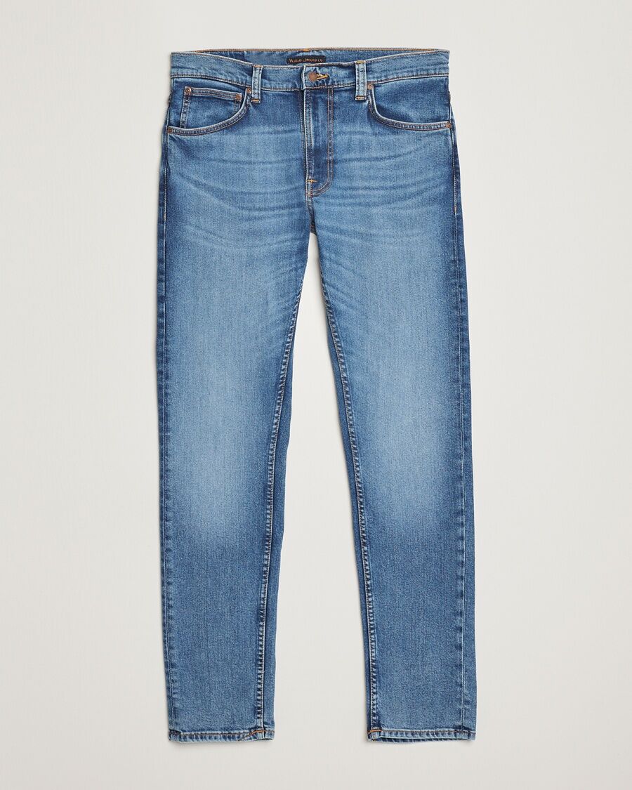 Nudie Jeans Lean Dean Jeans Lost Orange men W30L32 Blå