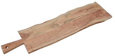 IH Casa Decor "Acacia Wooden Rectangle Live Edge Serving Board 33"""