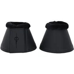 Covalliero Hufglocken black schwarz H/W 24 , Größe: Pony (S)