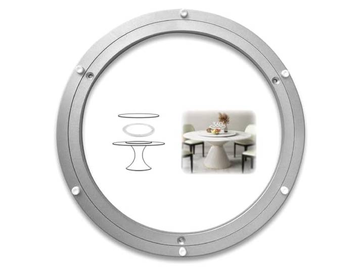 Esstisch-Drehplatte, 1 Stück Lazy Susan Heavy Duty Kugellager 360 drehbar(23 inches (580mm))