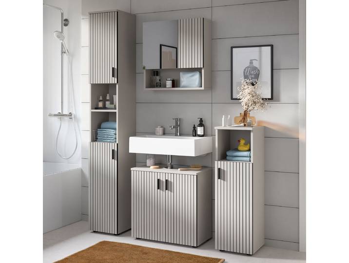 Ensemble bain Mone 4 p. C 150 x 192 x 30cm Beige/Cachemire