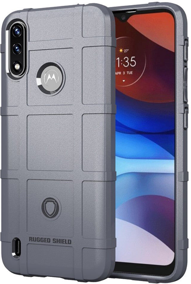 INCOVER Motorola Moto E7 Power / E7i Power Rugged Shield Bagside Cover - Grå