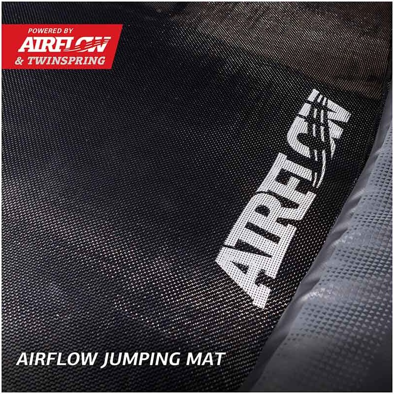 BERG Champion Trampolin - Regular + Safety Net Deluxe 270 cm Grau