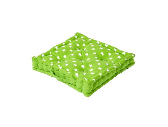 SITZKISSEN Sterne grün 50/50/10 cm
