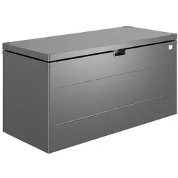biohort Gartenbox Stylebox 140 cm Stahl Grau Dunkelgrau
