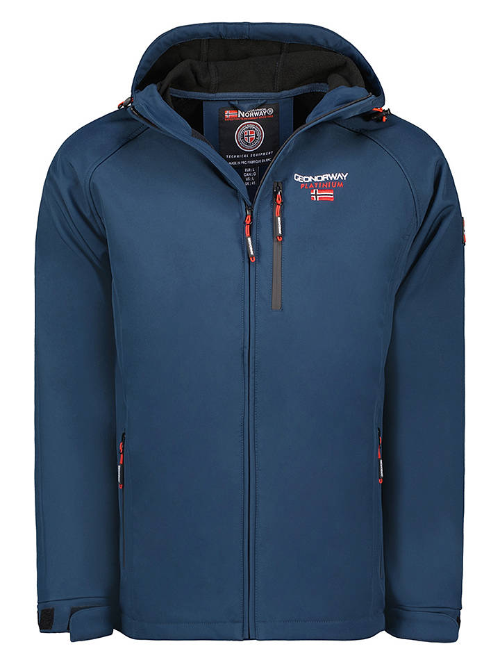 Geographical Norway Softshelljacke "Takito" in Blau - 128