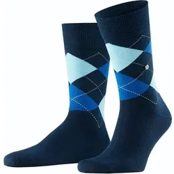 BURLINGTON King Herren Socken, Größe 40 in Blau 6121