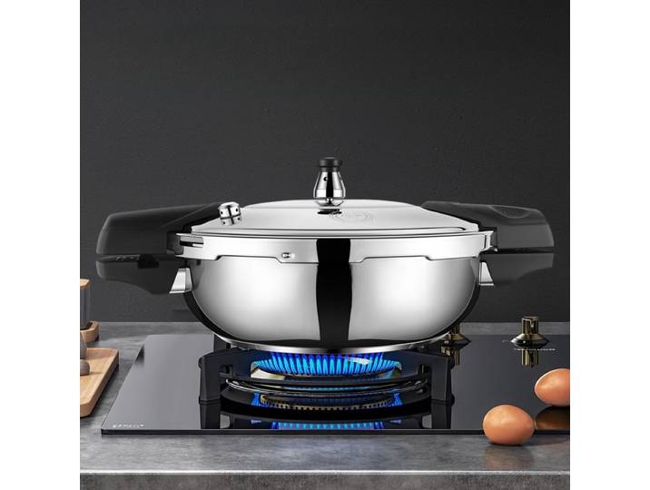 Mini autocuiseur pour 2 personnes, petits autocuiseurs, marmite à soupe micro-pression, autocuiseur à gaz en acier inoxydable de 2 litres
