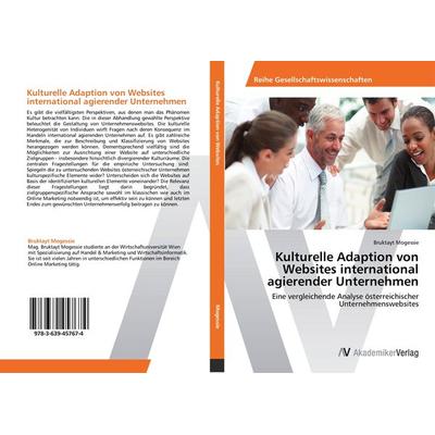 Kulturelle Adaption von Websites international agierender Unternehmen, Taschenbuch von Bruktayt Mogessie, AV Akademikerverlag, 978-3-639-45767-4