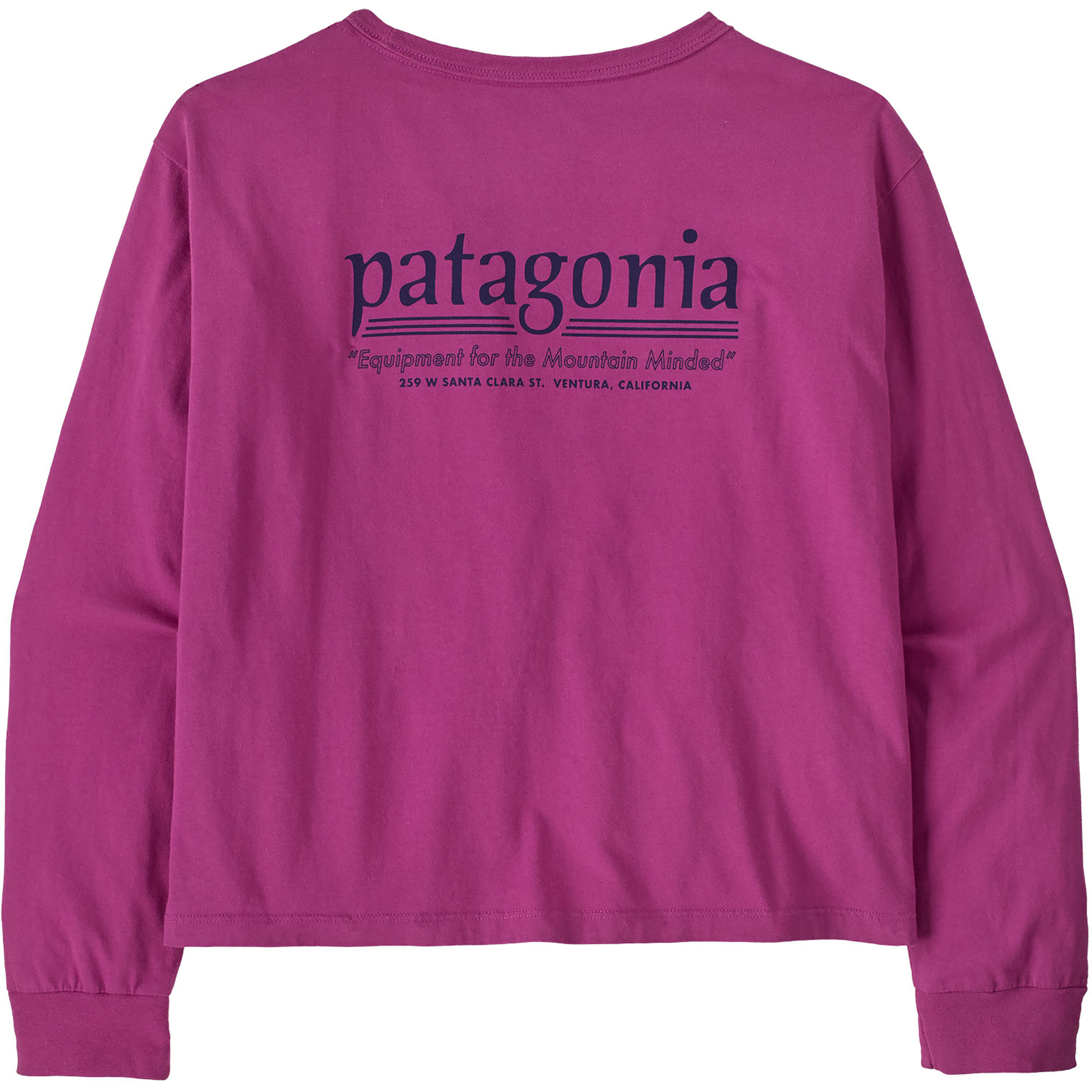 Patagonia Hut Tripper Easy Cut Damen Longsleeves lila Größe S Lifestyle Hautfreundlich