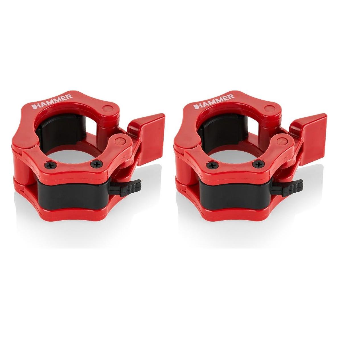 Hammer Fitness Schnellverschlüsse, Red (17614)
