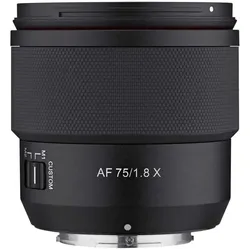 Samyang AF 75mm F1,8 Fuji X (Fujifilm X, APS-C / DX), Objektiv, Schwarz