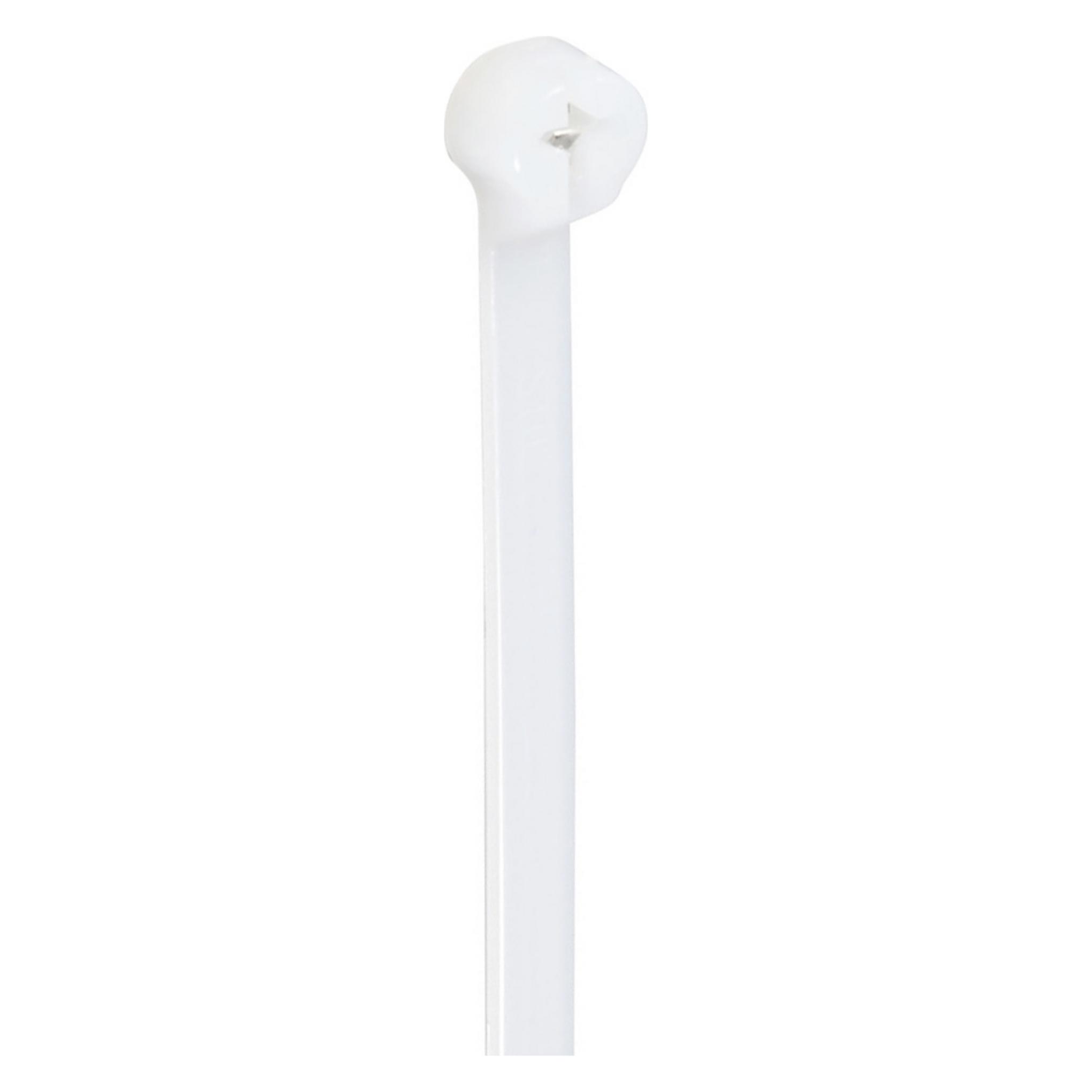 Tru Components TC-12814152 Kabelbinder 200 mm 4.8 mm Natur mit Metallzunge 100 (200 mm, 100 Stk.) (TC-12814152)