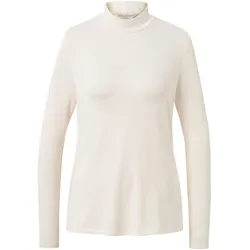 Tchibo - Blusenshirt mit Stehkragen - Damen - Gr. S - creme