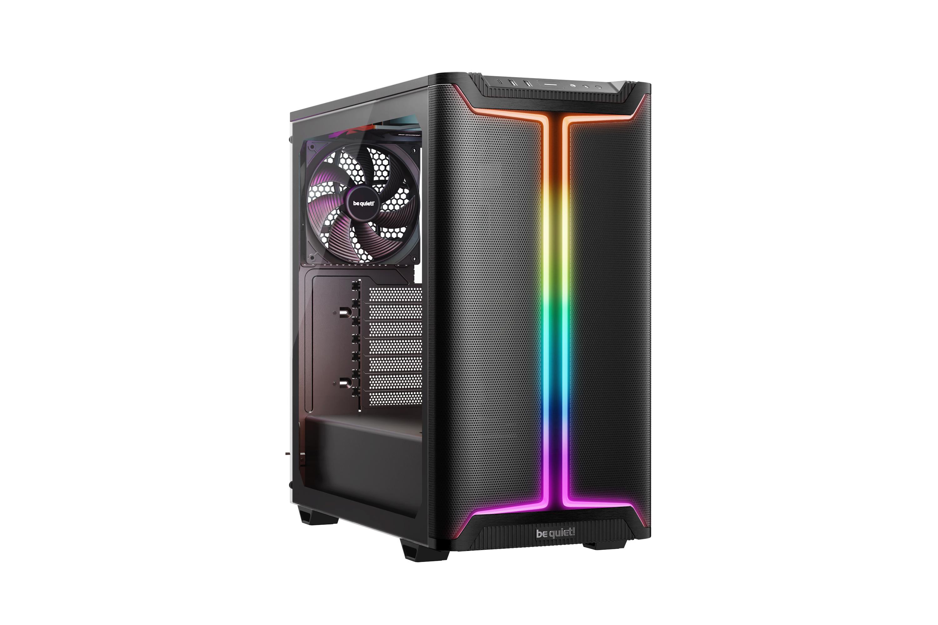 be quiet! Pure Base 501 Gaming PC Gehäuse Midi-Tower Schwarz