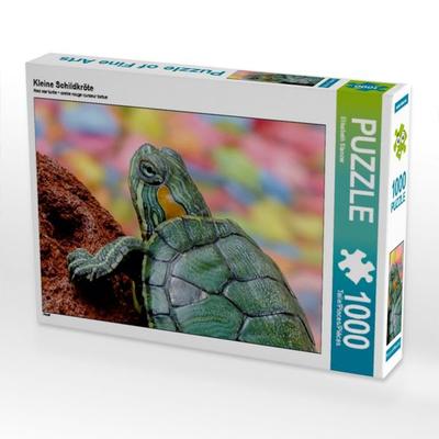 CALVENDO Puzzle Kleine Schildkröte | 1000 Teile Lege-Größe 64x48cm Foto-Puzzle für glückliche Stunden