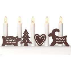 Star Trading, Weihnachtsbeleuchtung, Kerzenleuchter Julia