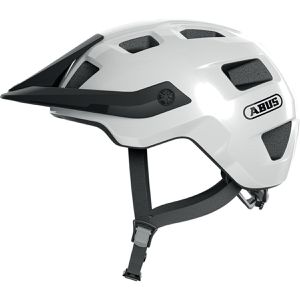 Abus Fahrradhelm MoTrip, für Damen & Herren, 59 - 61 cm, verstellbar, weiß glänzend, mit Luftkanälen