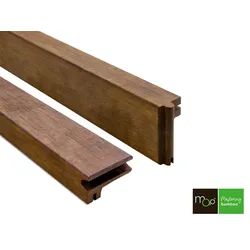 MOSO® Bambus Abschluss-/Treppenkantenprofil, 30x65 mm, Bamboo N-durance®, Oberfläche glatt, geölt mit Woca