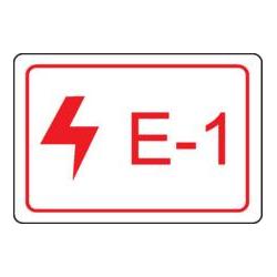 Brady Etiketten für Energiequellen, elektrischer Bereich (ENERGY TAG-E-1-19X13MM-SA/100)