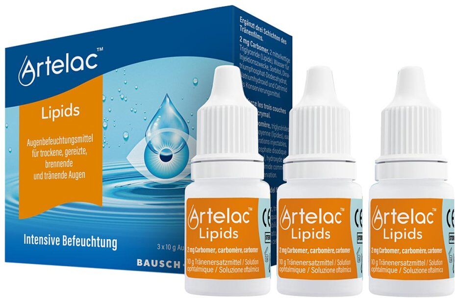 Artelac Lipids Augengeltropfen für stark tränende Augen